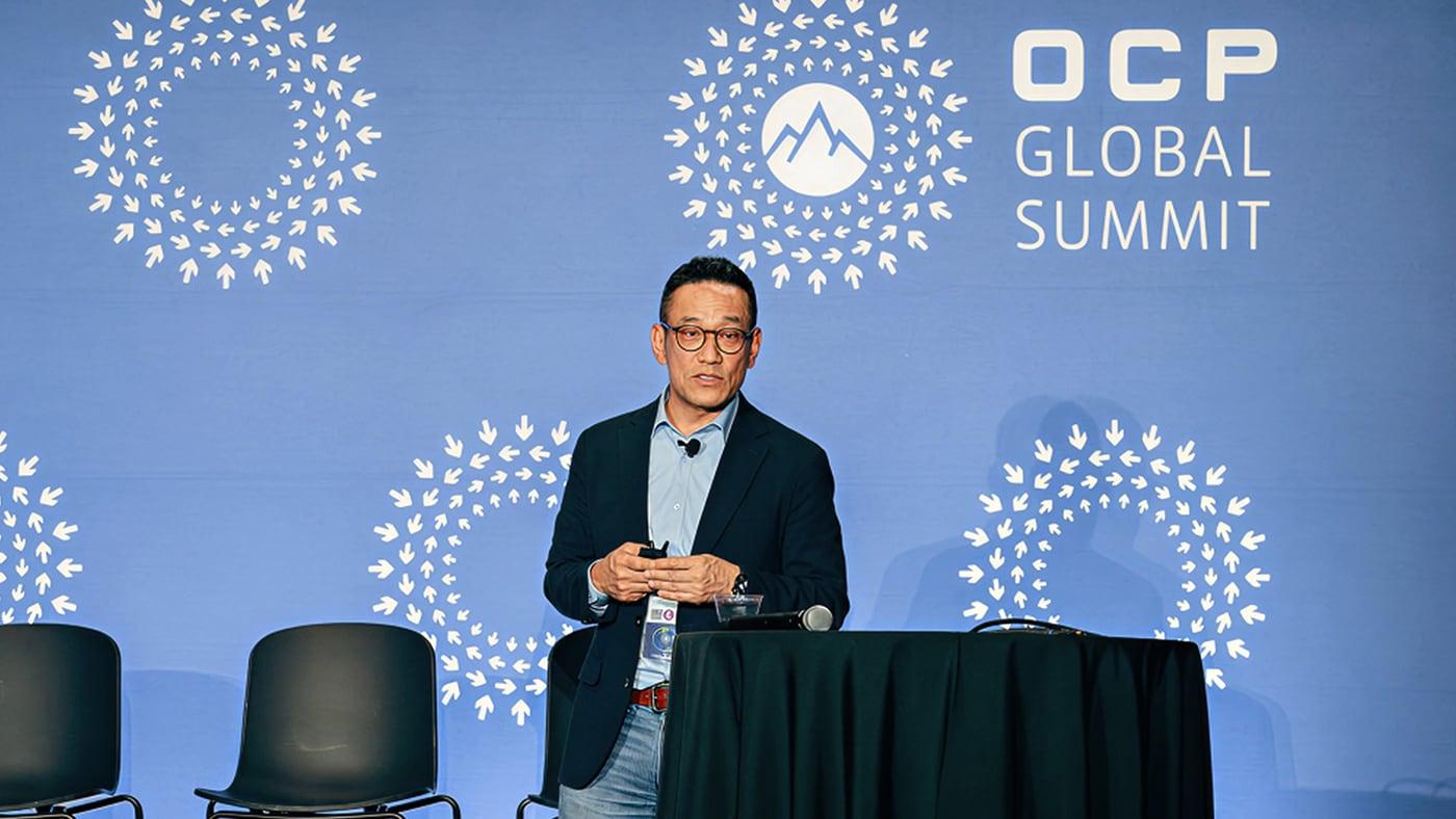 발표를 진행한 SK하이닉스 김천성 부사장&#40;eSSD Product Development 담당&#41;.&#40;SK하이닉스 제공&#41;