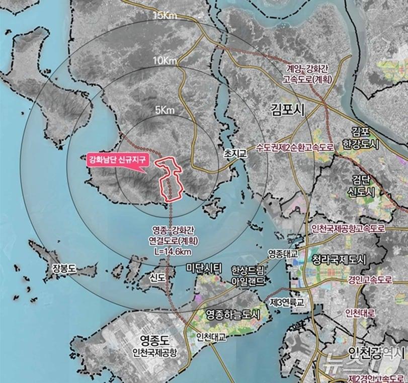 본문 이미지 - 인천경제자유구역 강화 남단 신규 지구 위치도 &#40;인천경제자유구역청 제공.재판매 및 DB금지&#41;