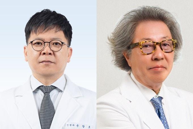 본문 이미지 - 윤창호 분당서울대병원 신경과 교수(왼쪽)와 신철 고려대 의대 인간유전체연구소 교수.(분당서울대병원 제공)