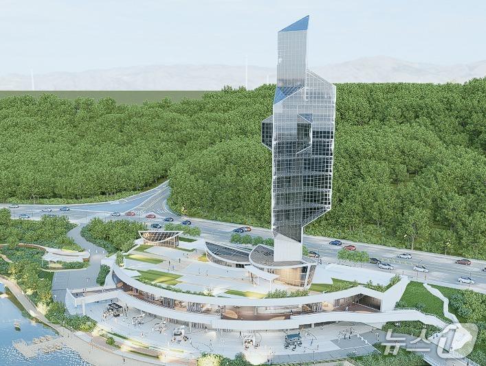 본문 이미지 - 명암관망탑 리모델링 조감도.&#40;청주시 제공. 재판매 및 DB금지&#41;/뉴스1