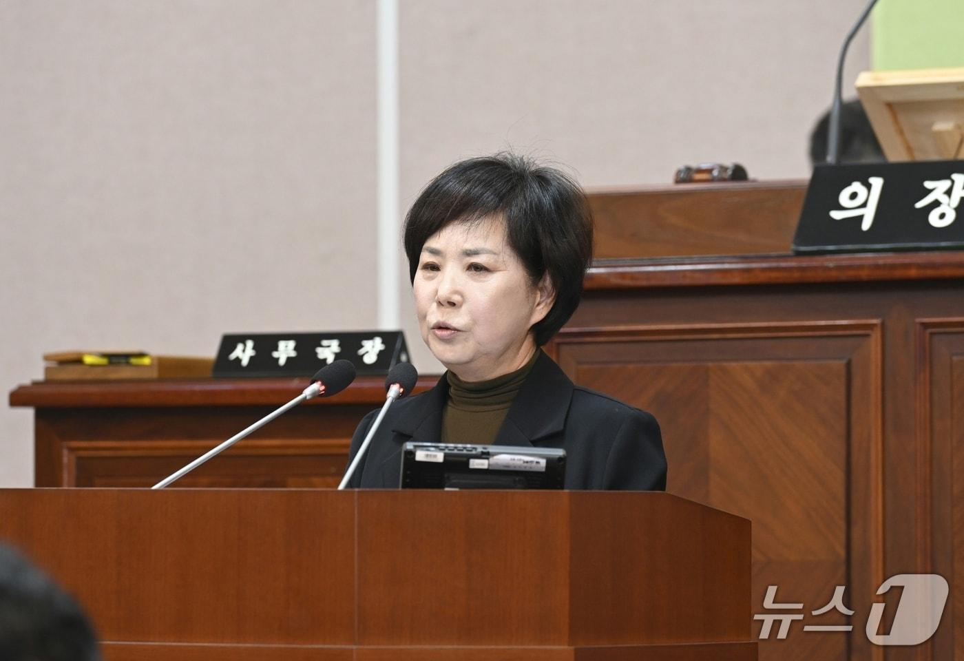 본문 이미지 - 박명옥 거제시의원.(거제시의회 제공. 재판매 및 DB금지)