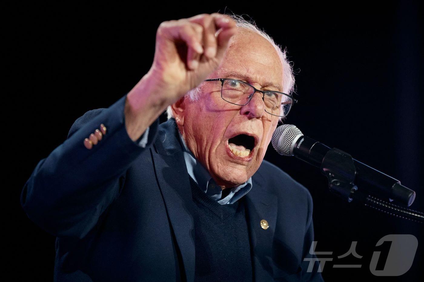 본문 이미지 - 버니 샌더스 미국 연방상원의원(무소속·버몬트). 2025.10.26 ⓒ AFP=뉴스1