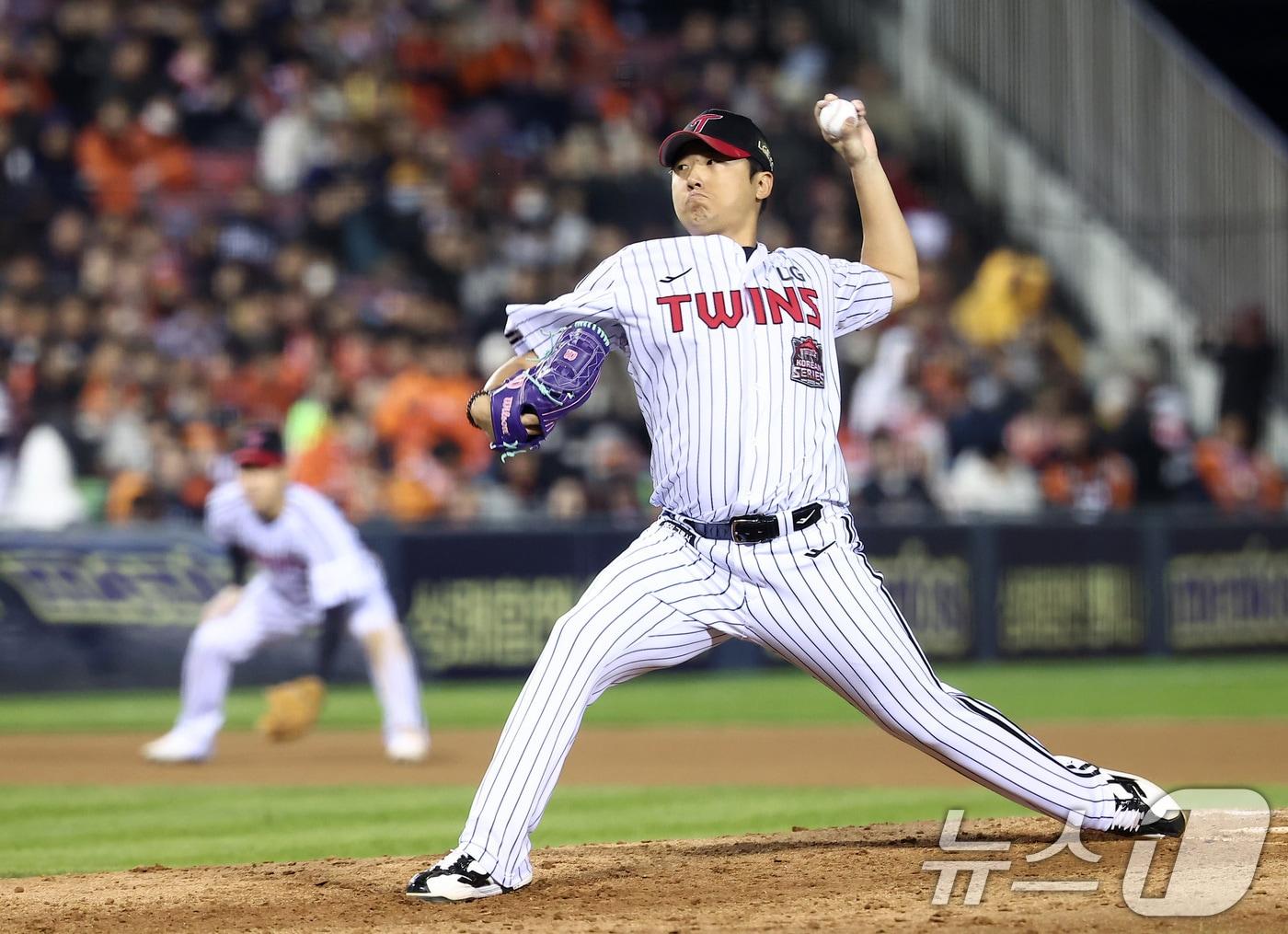 본문 이미지 - LG 트윈스 투수 송승기. News1 DB ⓒ 뉴스1 김성진 기자