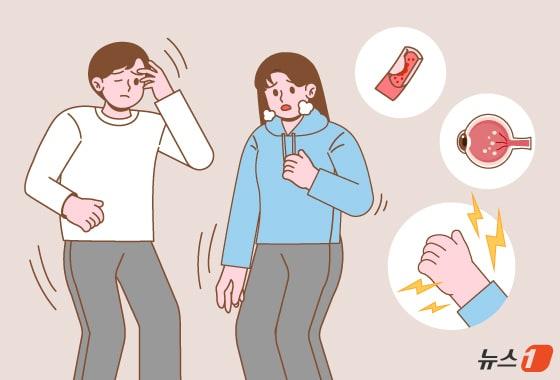 본문 이미지 - 몸의 면역체계가 자기 신경을 적으로 착각해 공격하는 &#39;다발성경화증&#39;은 흔히 TV 드라마에서 주인공의 어려운 상황을 더 극적으로 만들기 위한 장치로 등장한다. 실제로도 완전히 호전되지 않고 장애가 남을 수 있어 발병 초기에 치료하는 게 중요하다. ⓒ News1 김지영 디자이너