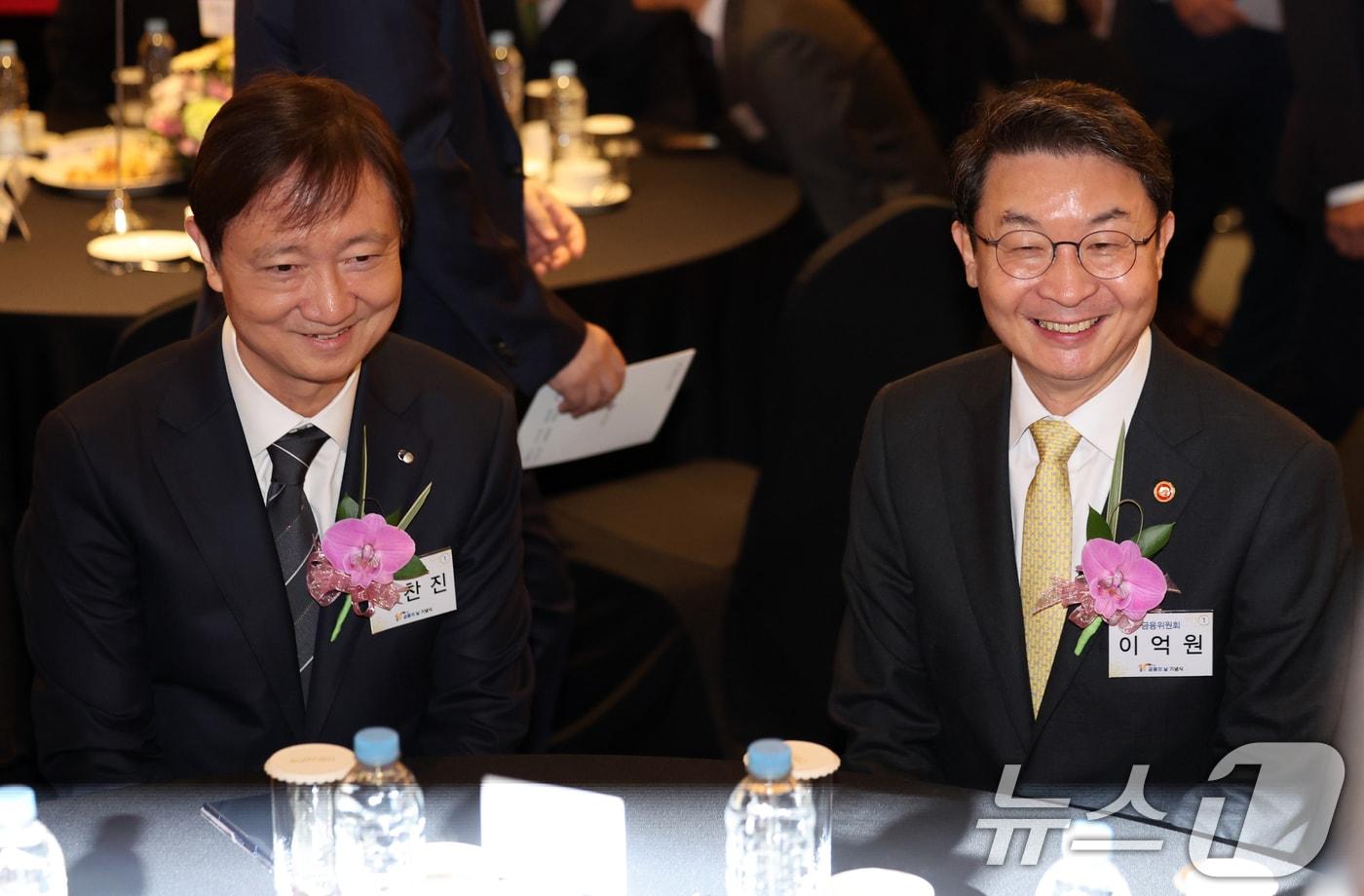 이억원 금융위원장과 이찬진 금융감독원장. 2025.10.28/뉴스1 ⓒ News1 황기선 기자