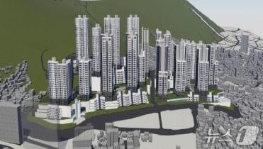 본문 이미지 - 수정4구역 재개발 정비사업 조감도.(부산 동구 제공. 재판매 및 DB금지)