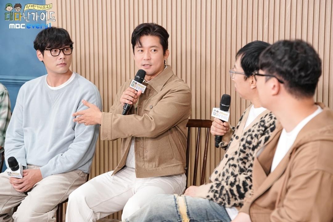 본문 이미지 - (왼쪽부터) 최다니엘, 김대호, 박명수, 우탁우 PD / 사진제공=MBC에브리원