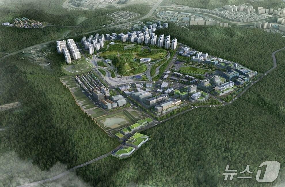 본문 이미지 - 박달스마트시티 조성 사업 조감도.&#40;안양시 제공. 재판매 및 DB금지&#41;/뉴스1