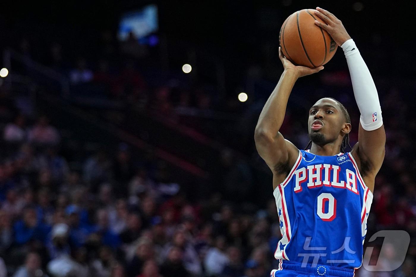 2025-26시즌 초반 득점 선두에 오른 타이리스 맥시. ⓒ AFP=뉴스1