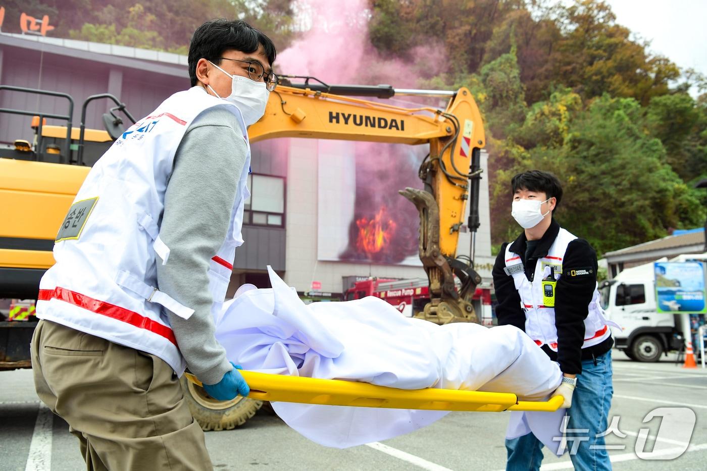 지난해 화천에서 열린 재난대응 안전한국훈련.&#40;화천군 제공, 재판매 및 DB금지&#41;