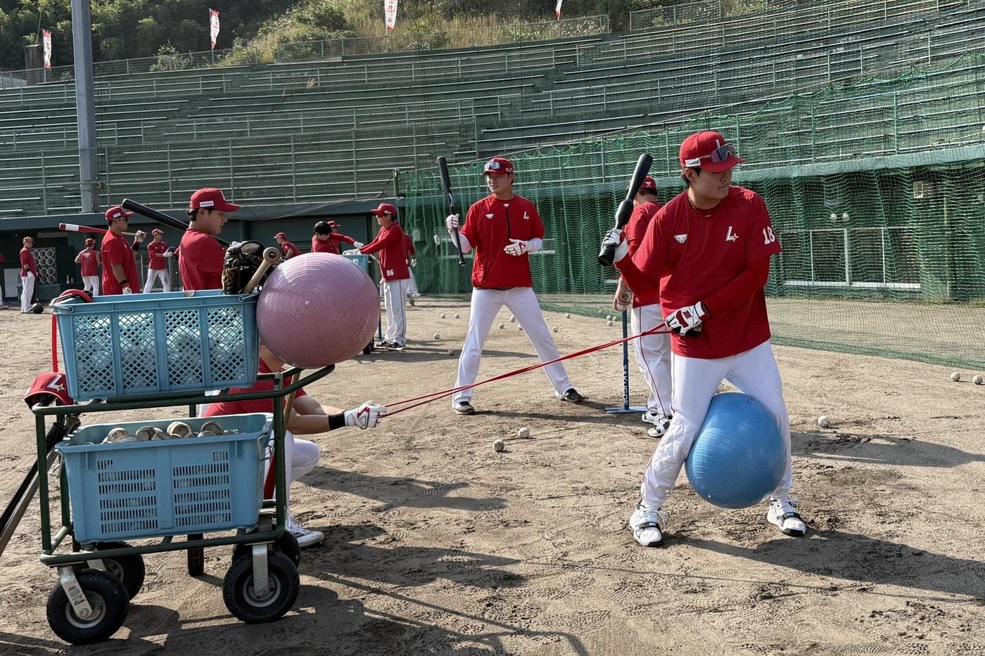 SSG 랜더스는 일본 가고시마에서 유망주 육성 캠프를 진행하고 있다. (SSG 랜더스 제공)