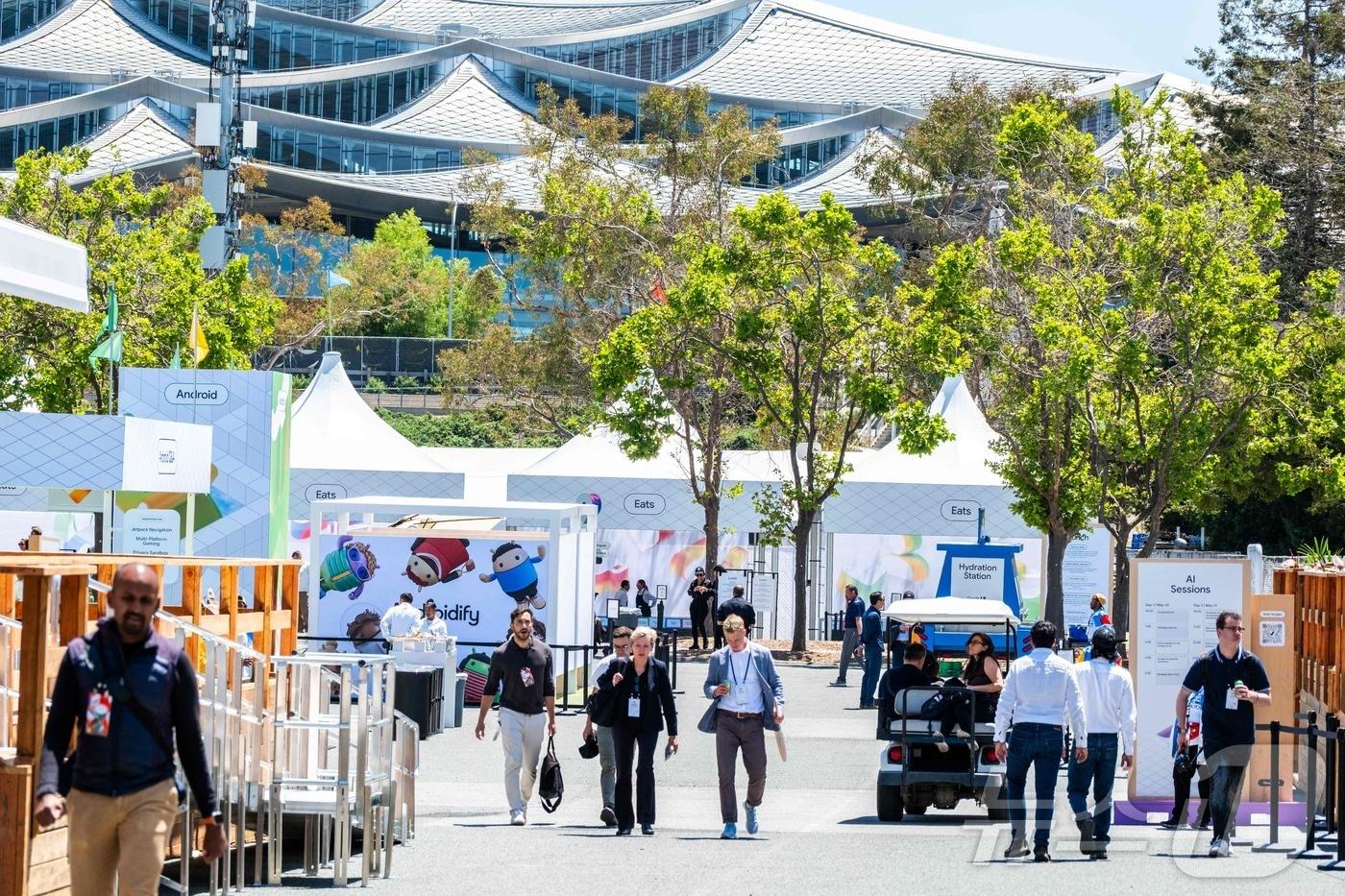 미국 샌프란시스코에서 개최되는 구글의 개발자 콘퍼런스 'Google I/O' ⓒ AFP=뉴스1