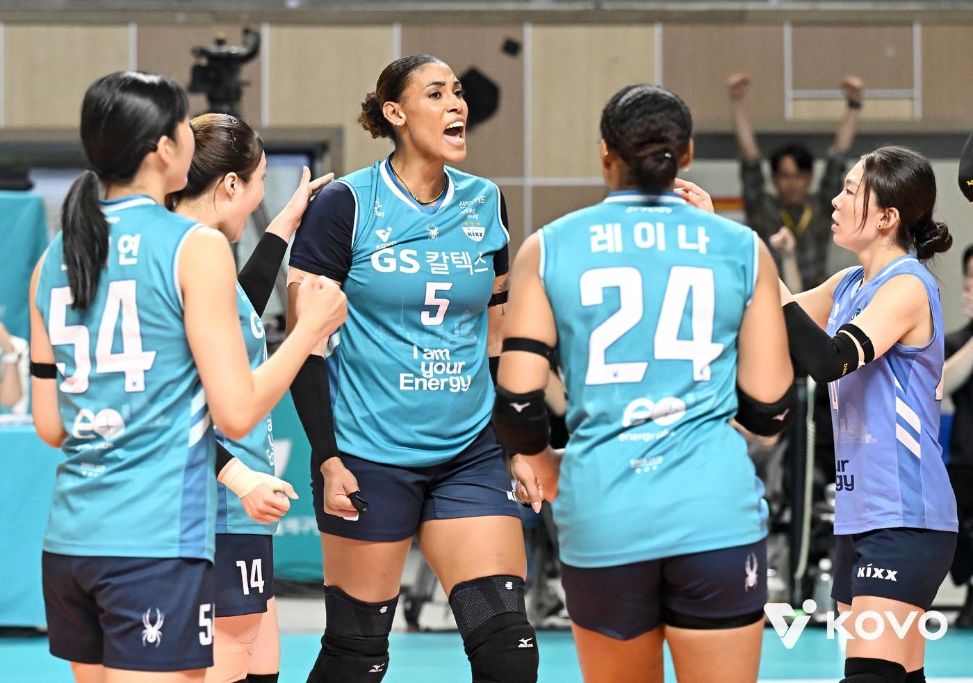 GS칼텍스의 지젤 실바&#40;KOVO 제공&#41; 