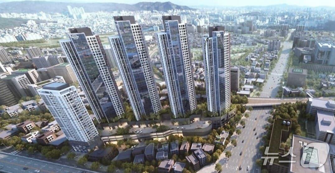 본문 이미지 - 태영건설 '서면 어반센트 데시앙' 조감도.(재판매 및 DB금지)