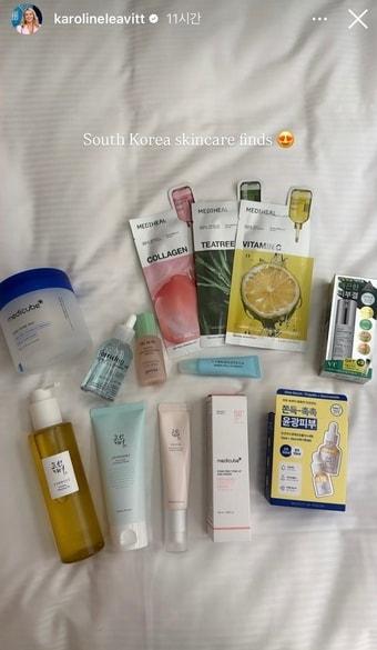 본문 이미지 -  캐롤라인 레빗 미국 백악관 대변인이 자신의 인스타그램에 올린 사진. 