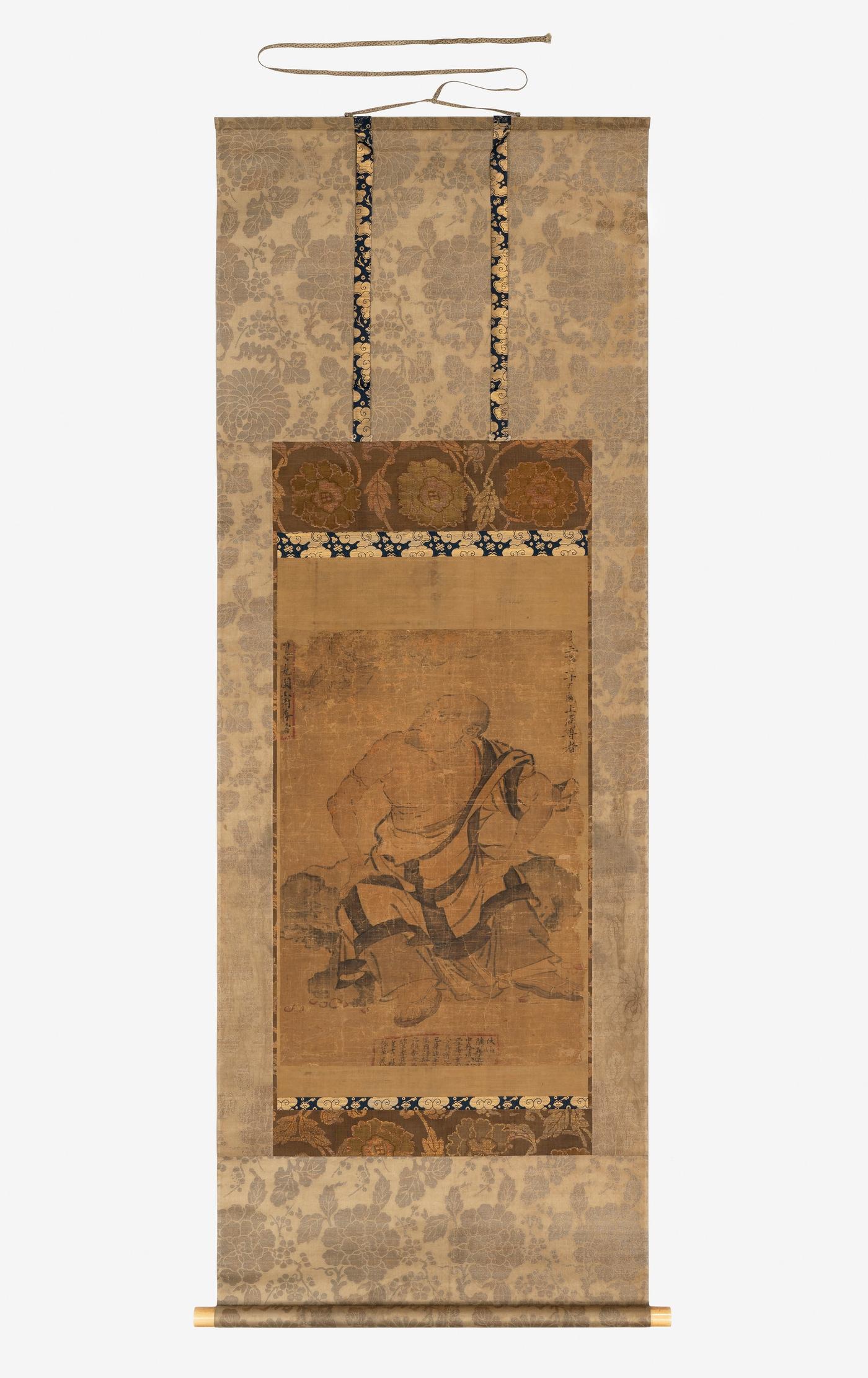 본문 이미지 - 보물로 지정된 &#39;고려 오백나한도&#39;의 앞면&#40;국가유산청 제공&#41;