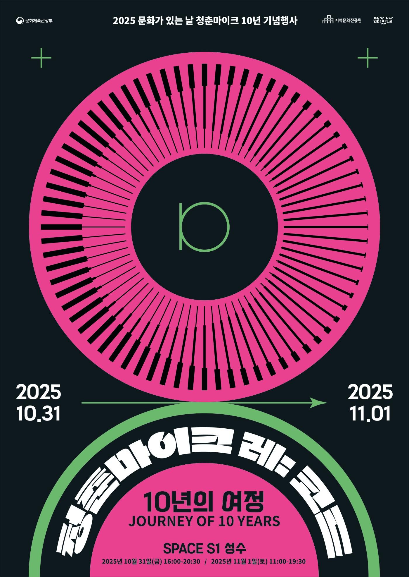 본문 이미지 - 청춘마이크 10주년 기념행사 '레:코드-10년의 여정종