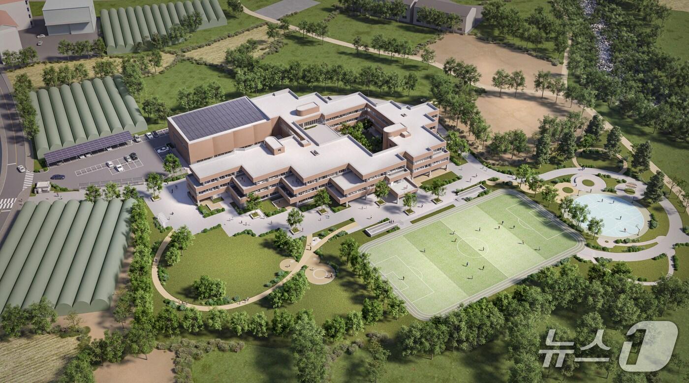 제주 서부중학교 조감도.(제주도교육청 제공. 재판매 및 DB 금지)/뉴스1 