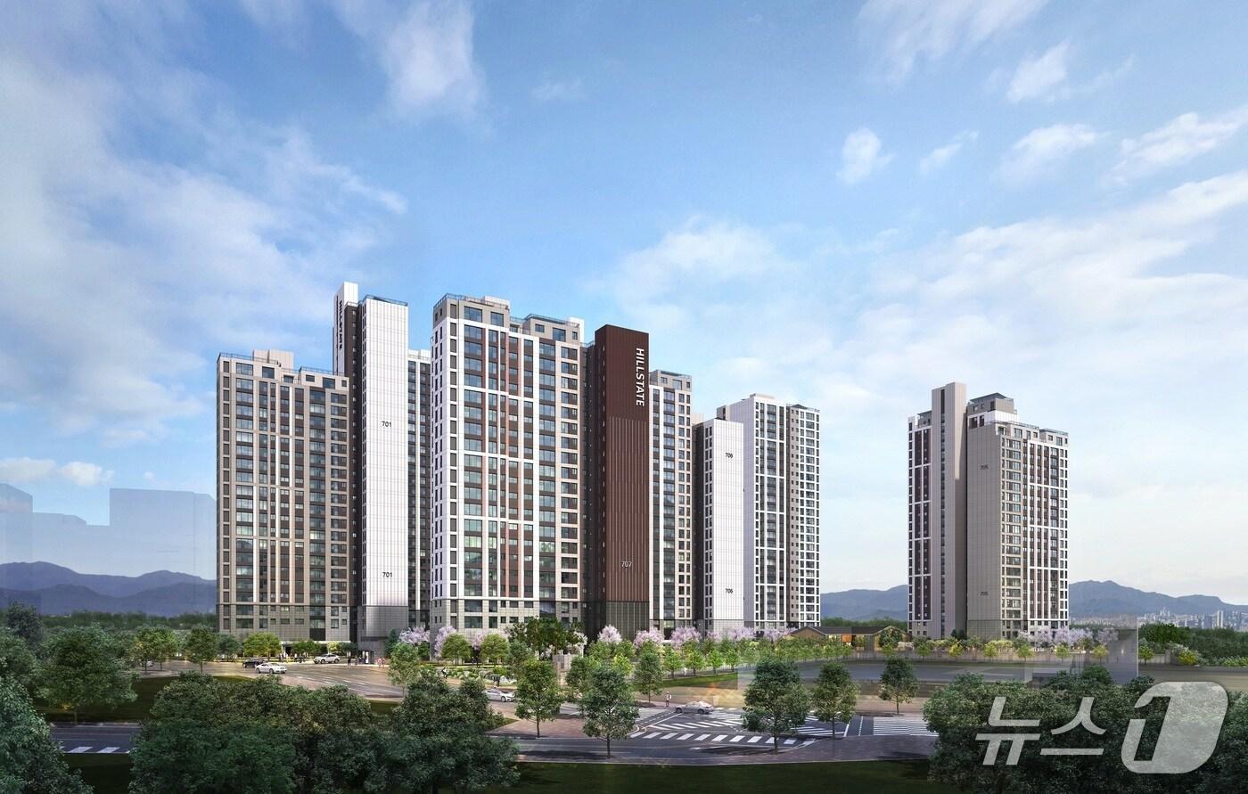 경기 용인시 처인구 남사읍 아곡리 &#39;힐스테이트 용인마크밸리&#39; 조감도 &#40;현대건설 제공&#41; 뉴스1 ⓒ News1