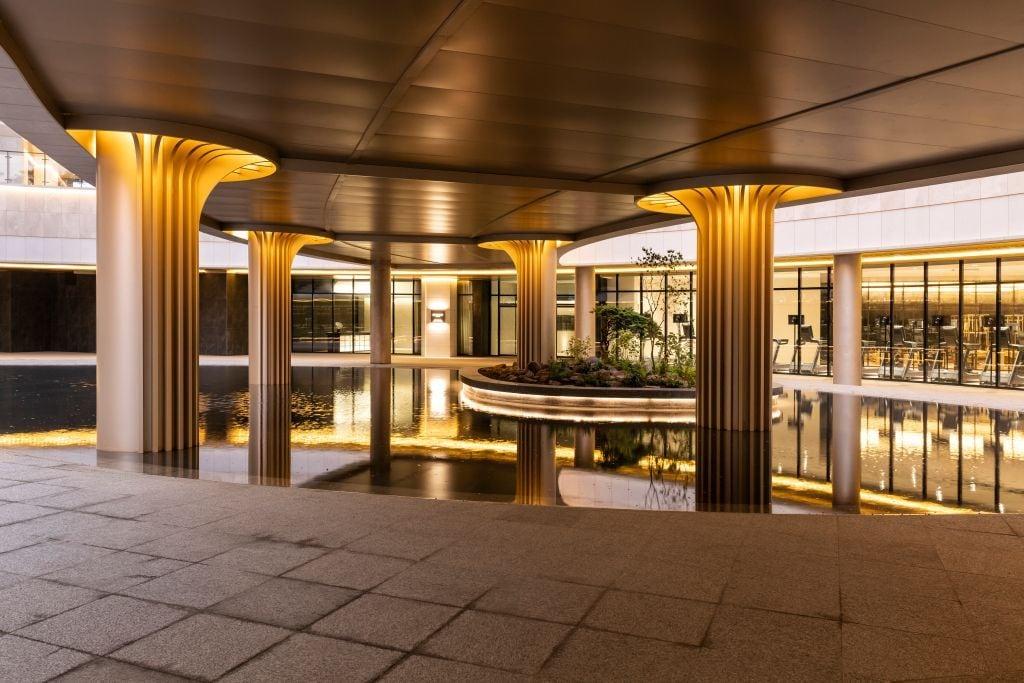 본문 이미지 - 대우건설 라체르보 써밋 선큰정원 모습.(대우건설 제공)뉴스1ⓒ news1