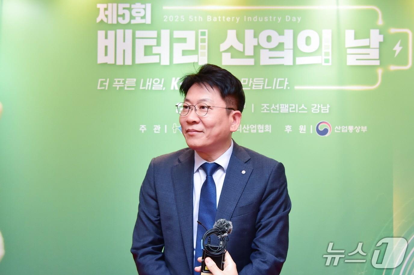 본문 이미지 - 김동명 한국배터리산업협회장 겸 LG에너지솔루션 대표이사 사장(한국배터리산업협회 제공)