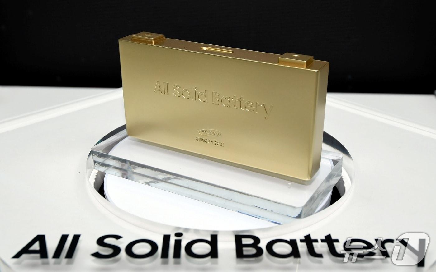 삼성SDI의 전고체 배터리.(삼성SDI 제공) 