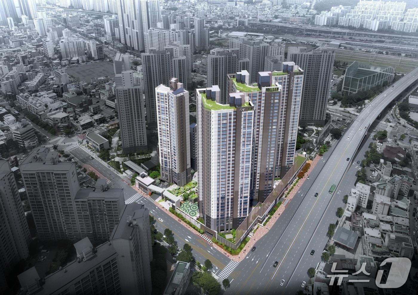 부산진구 가야동 '힐스테이트 가야' 조감도 (현대건설 제공) 뉴스1 ⓒ News1