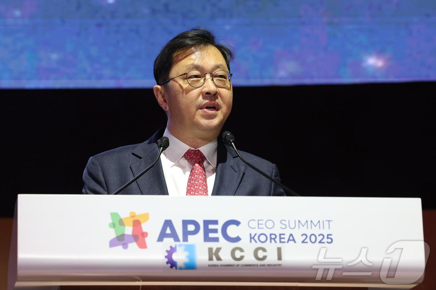 최재원 SK이노베이션 수석부회장. (공동취재) 2025.10.31/뉴스1 ⓒ News1 김민지 기자