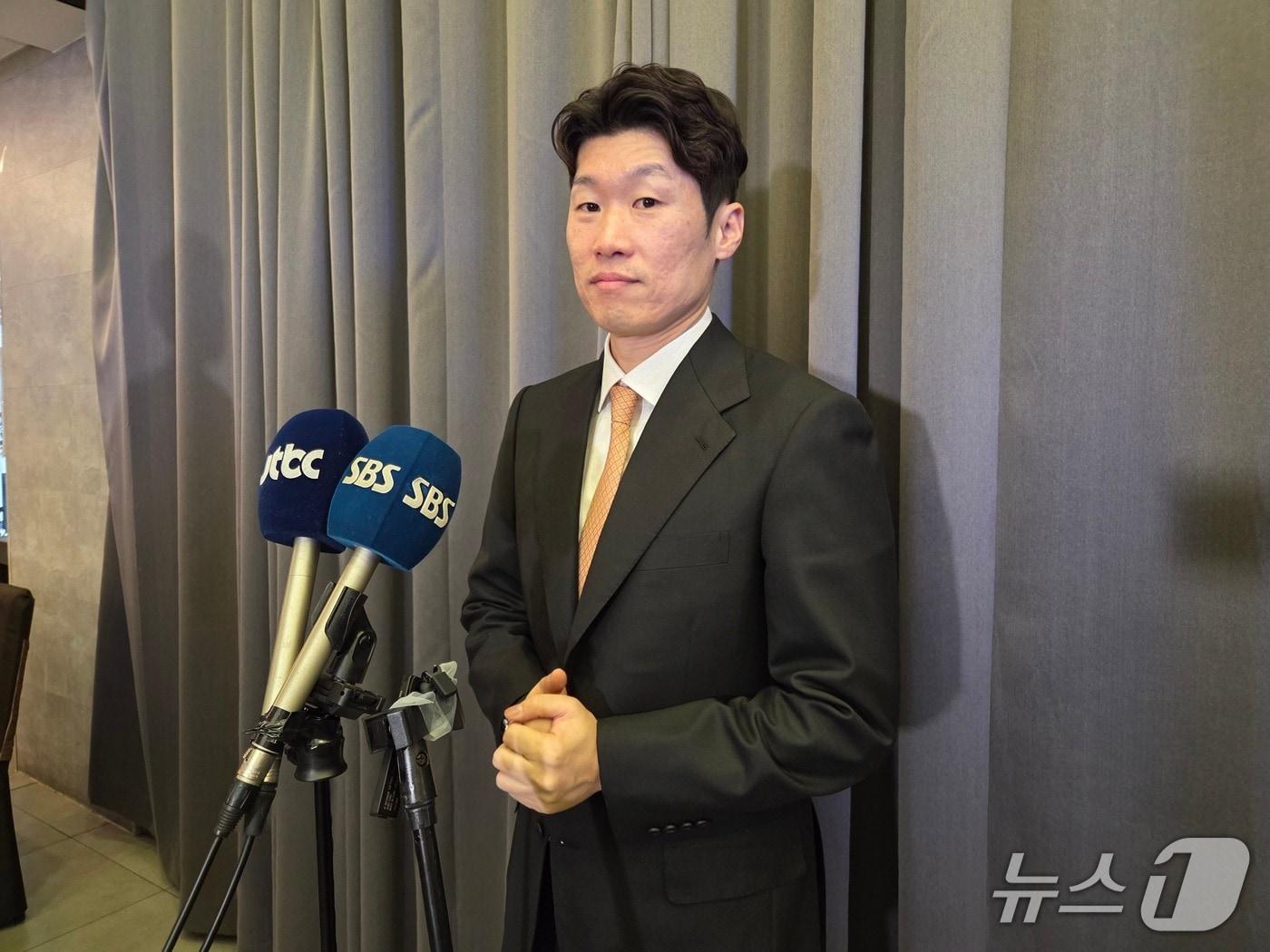 본문 이미지 - 국가대표팀에 대한 견해를 밝힌 박지성 ⓒ News1 안영준 기자