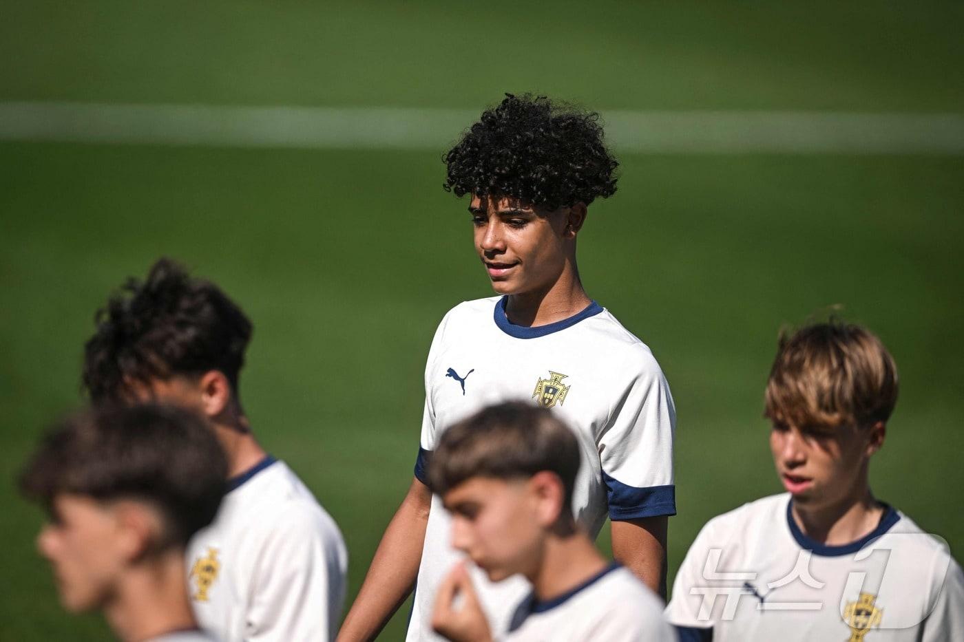 크리스티아누 호날두의 아들 호날두 주니어 ⓒ AFP=뉴스1