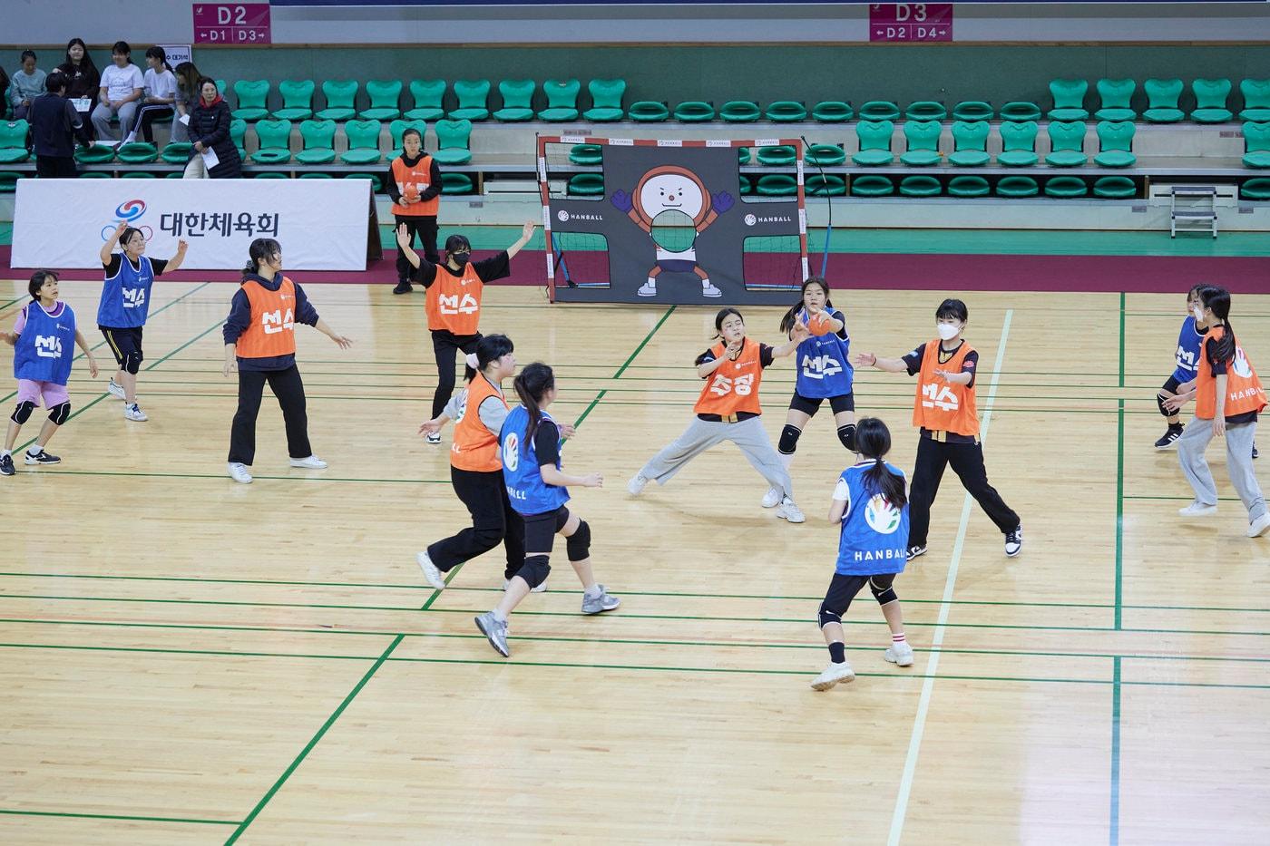 핸볼 경기 모습(대한핸드볼협회 제공) 