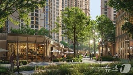 본문 이미지 -  HDC현대산업개발 서울원 상업시설 투시도&#40;HDC현대산업개발 제공&#41; 뉴스1 ⓒ News1 