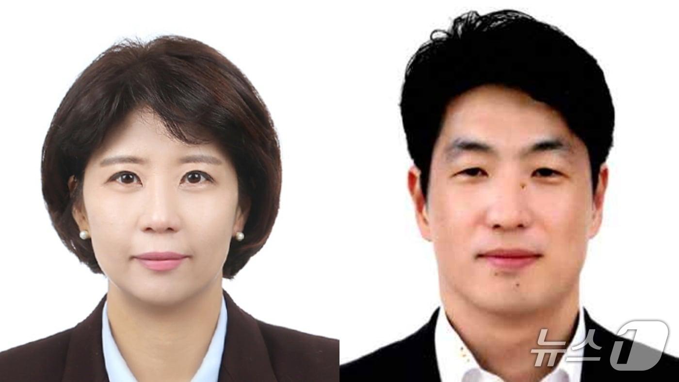 김은성 신임 기획조정실장(왼쪽)과 원종대 신임 전력정책국장(오른쪽). (국방부 제공)