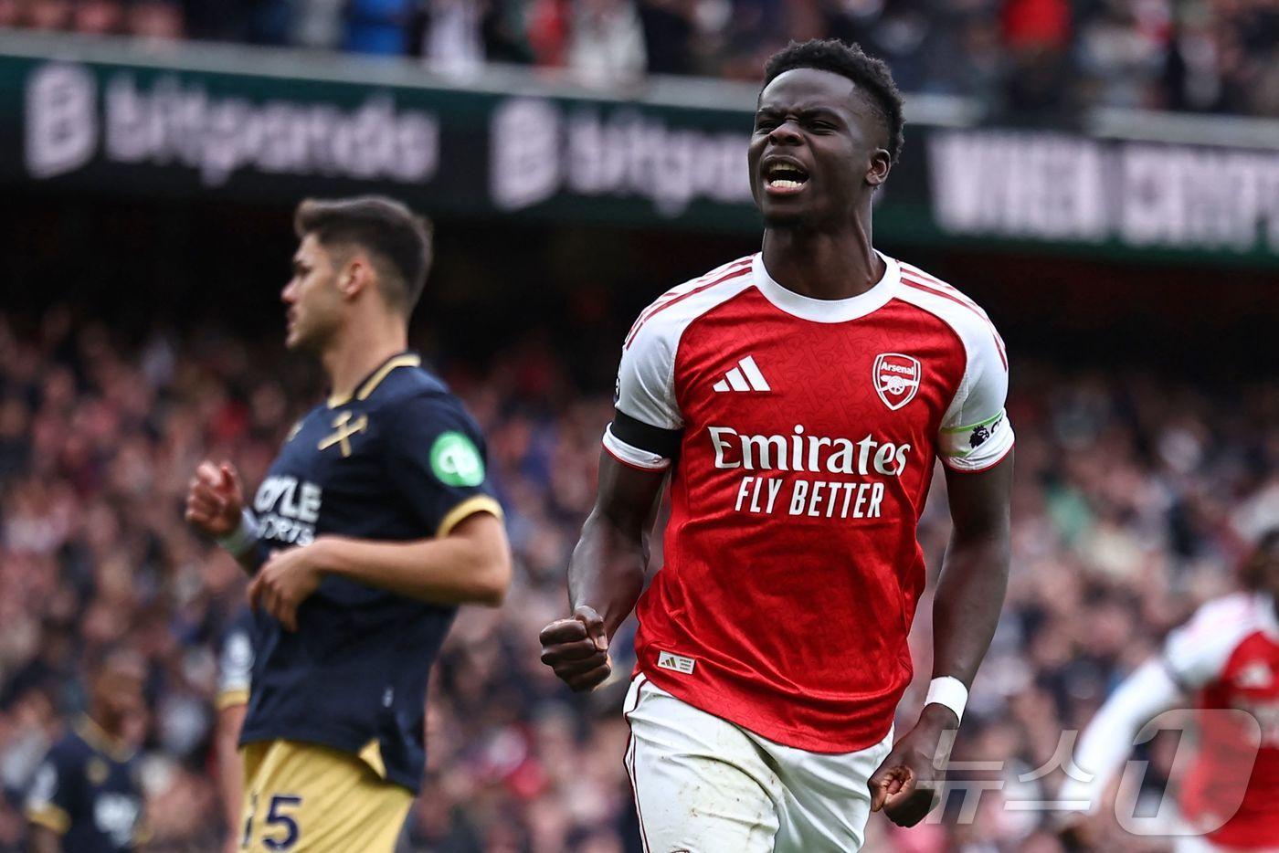 아스널이 웨스트햄을 꺾고 잉글랜드 프리미어리그&#40;EPL&#41; 선두로 올라섰다. ⓒ AFP=뉴스1