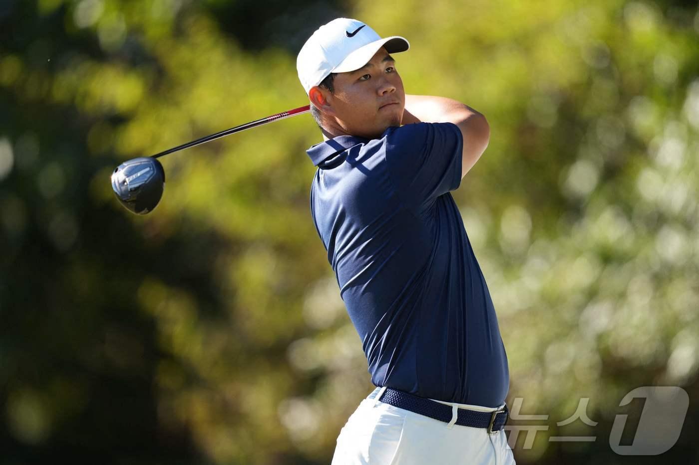 프로골퍼 김주형. ⓒ AFP=뉴스1