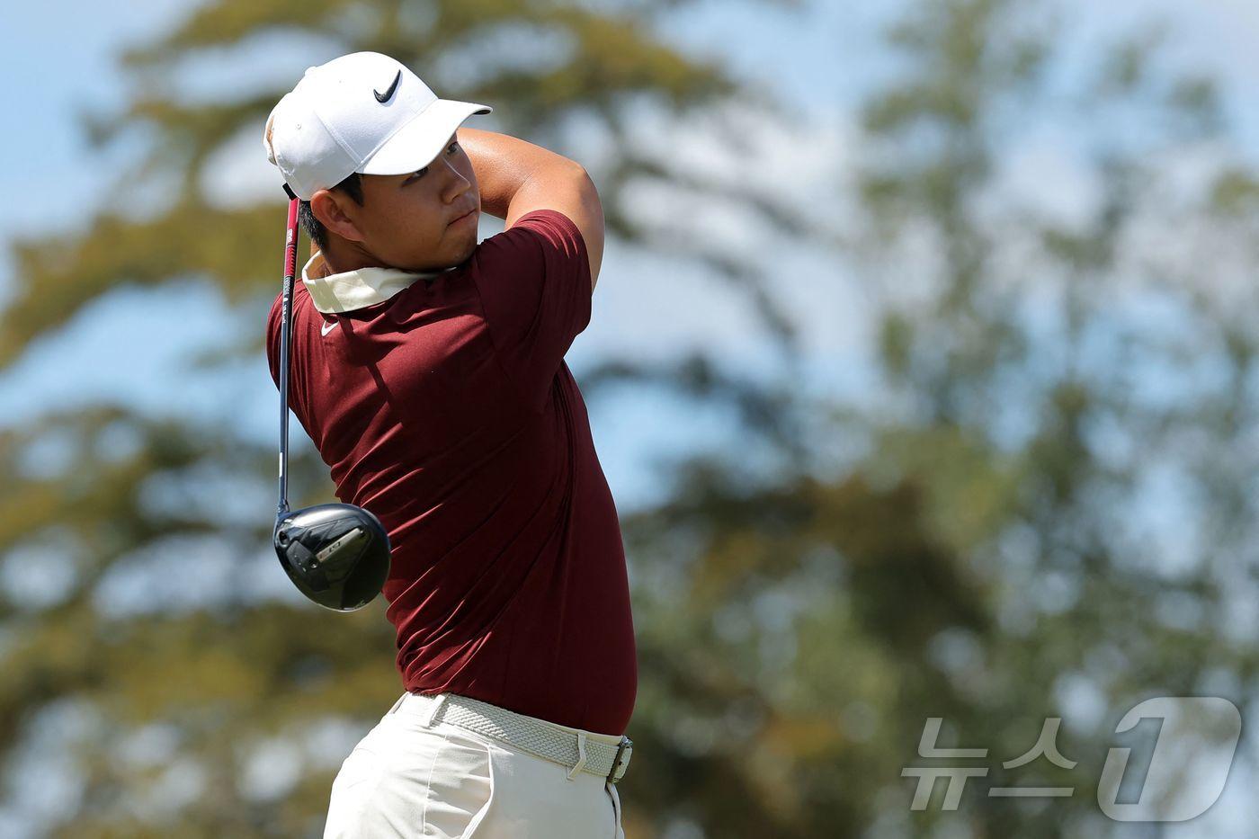 프로골퍼 김주형. ⓒ AFP=뉴스1