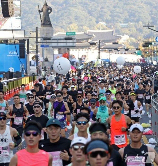 본문 이미지 - '2024년 서울달리기(SEOUL RACE)' 당시 모습.(서울시 제공)