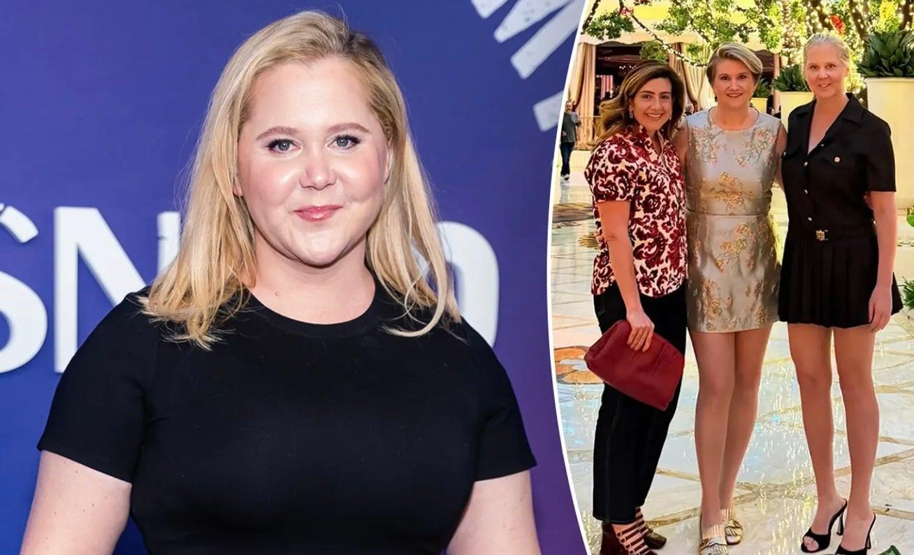 본문 이미지 - 미국의 영화배우 에이미 슈머가 체중을 감량하기 전&#40;왼쪽&#41;과 체중 감량에 성공한 모습&#40;맨 오른쪽&#41;. &#40;사진=폭스뉴스 갈무리&#41;