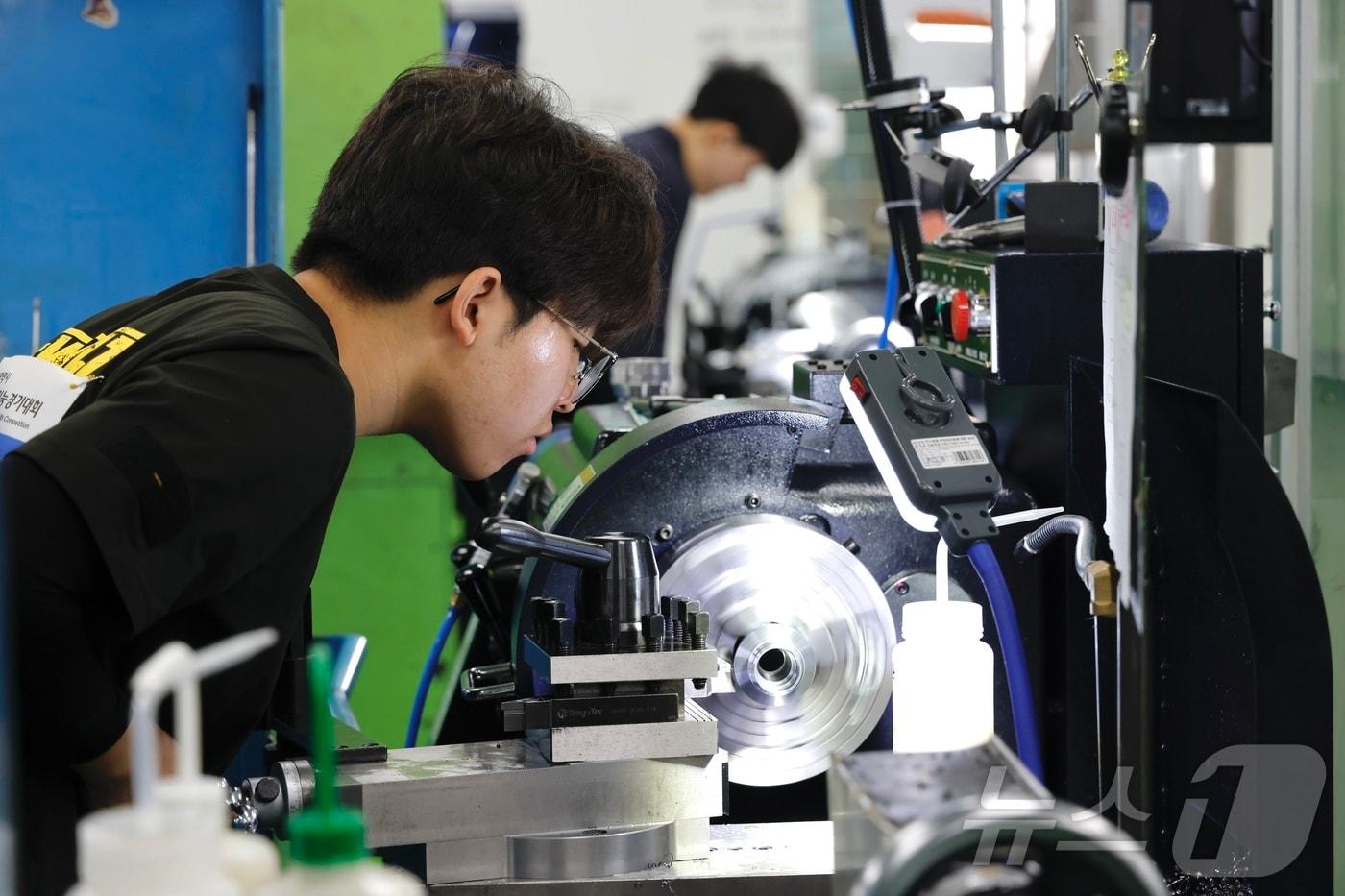 광주시교육청 직업계고 학교에서 직업교육을 하고 있다.&#40;광주교육청 제공. 재배포 및 DB 금지&#41;
