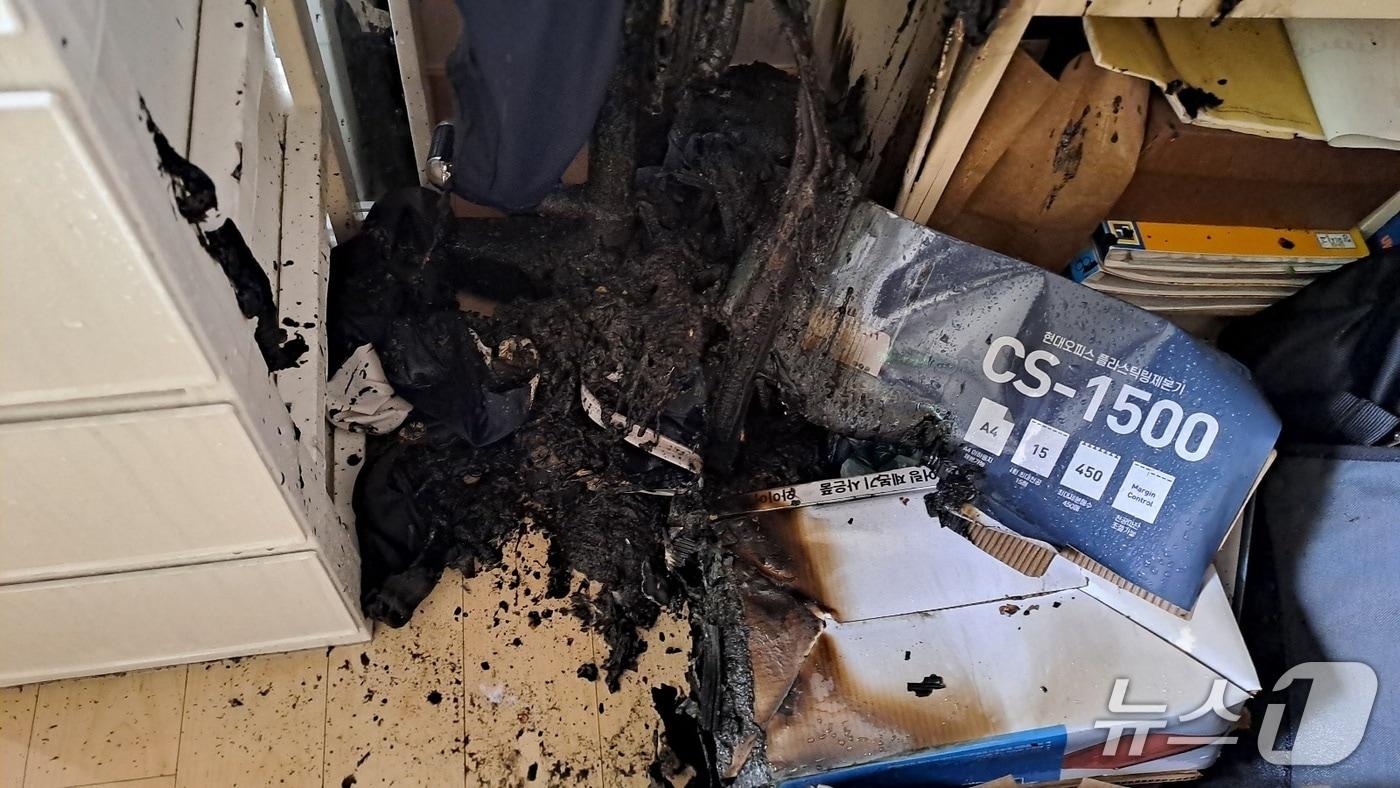 화재 현장.(전북소방 제공. 재판매 및 DB 금지)