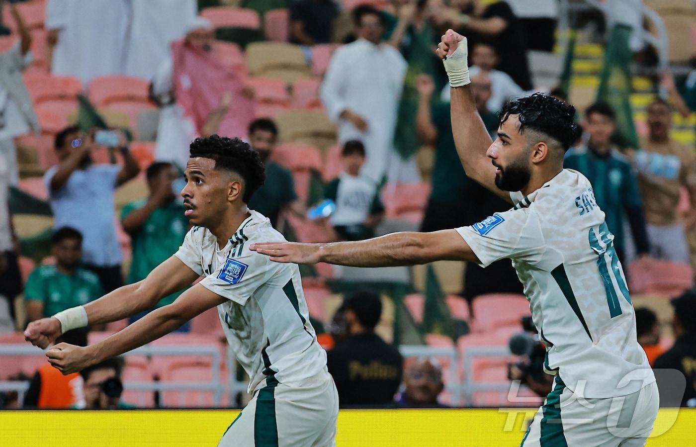 2026 북중미 월드컵 아시아 지역 4차 예선 첫 경기에서 승리한 사우디아라비아. ⓒ 로이터=뉴스1