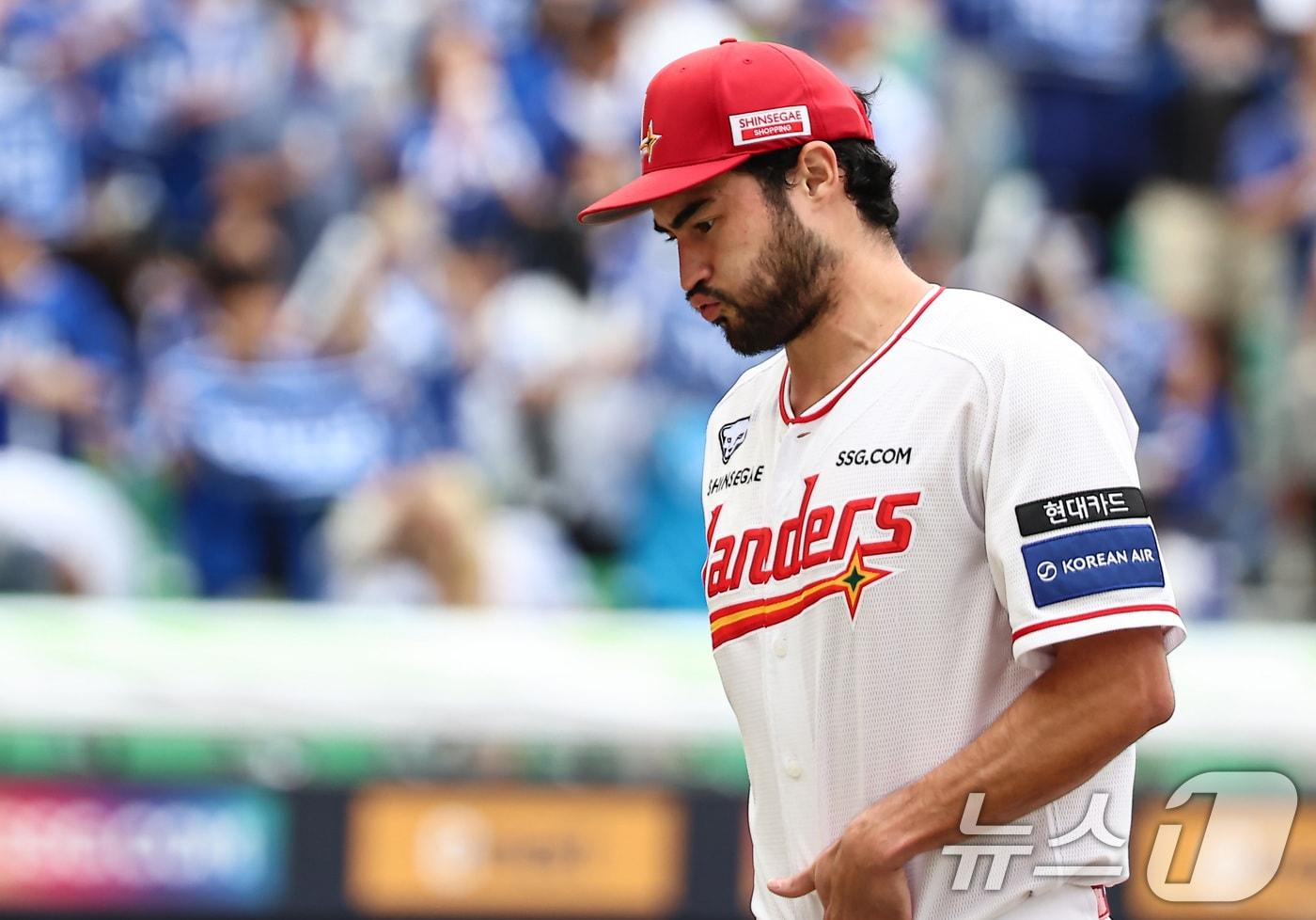 본문 이미지 - SSG 랜더스 미치 화이트. ⓒ 뉴스1 김도우 기자