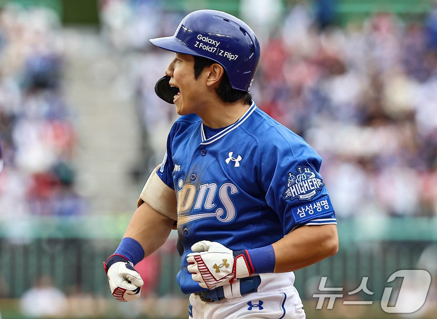 본문 이미지 - 삼성 라이온즈 외야수 김지찬. 2025.10.9/뉴스1 ⓒ News1 김도우 기자