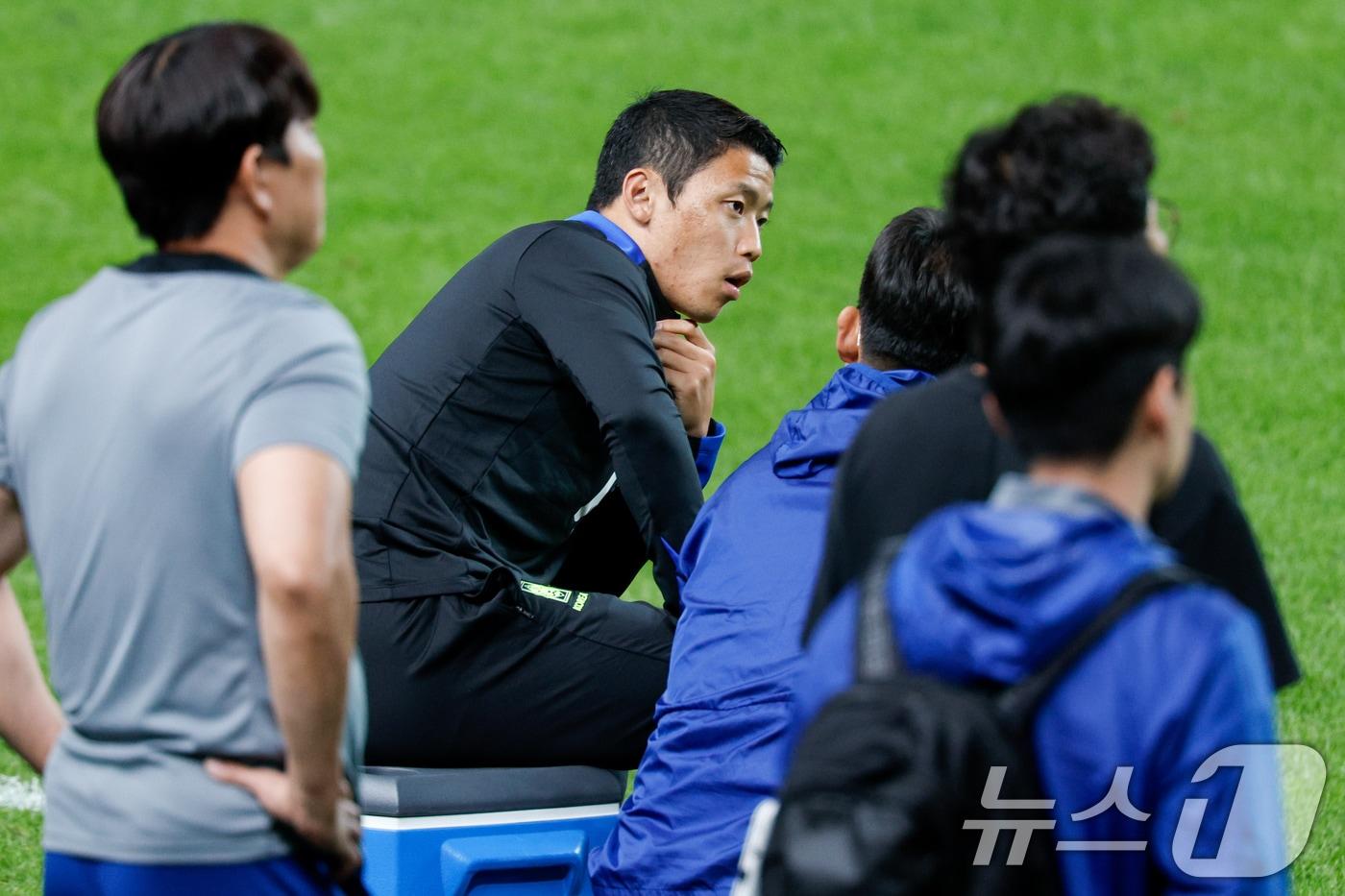 대한민국 남자 축구 국가대표팀 황희찬/뉴스1 ⓒ News1 안은나 기자