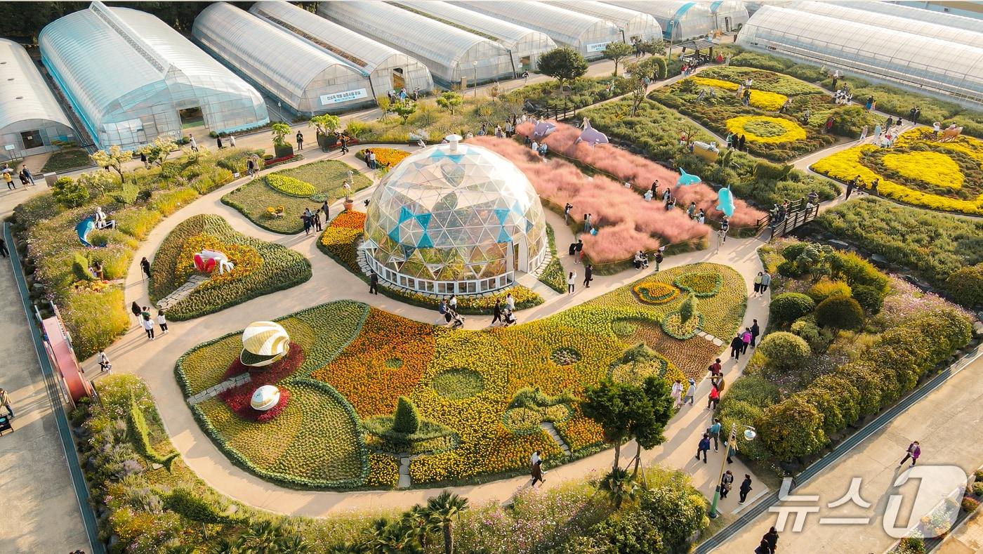 거제섬꽃축제 전경.(거제시 제공. 재판매 및 DB금지)