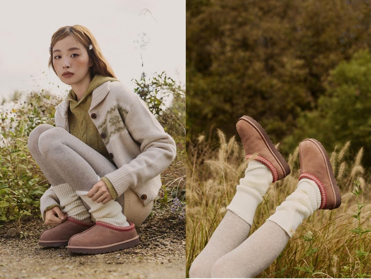 본문 이미지 - 무신사 내 다운 재킷, 코트 등 겨울 아우터 판매가 급증한 가운데 패딩·퍼 슈즈 등 방한화 제품군의 거래액도 큰 폭으로 증가한 것으로 나타났다.&#40;어그제공&#41;