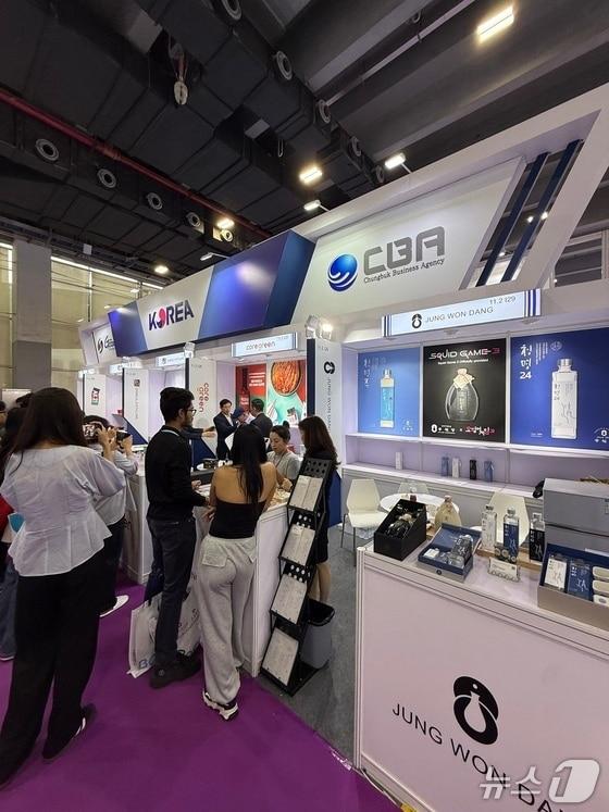 본문 이미지 - 2025 광저우 교역회 청명주 부스.&#40;자료사진&#41;/뉴스1