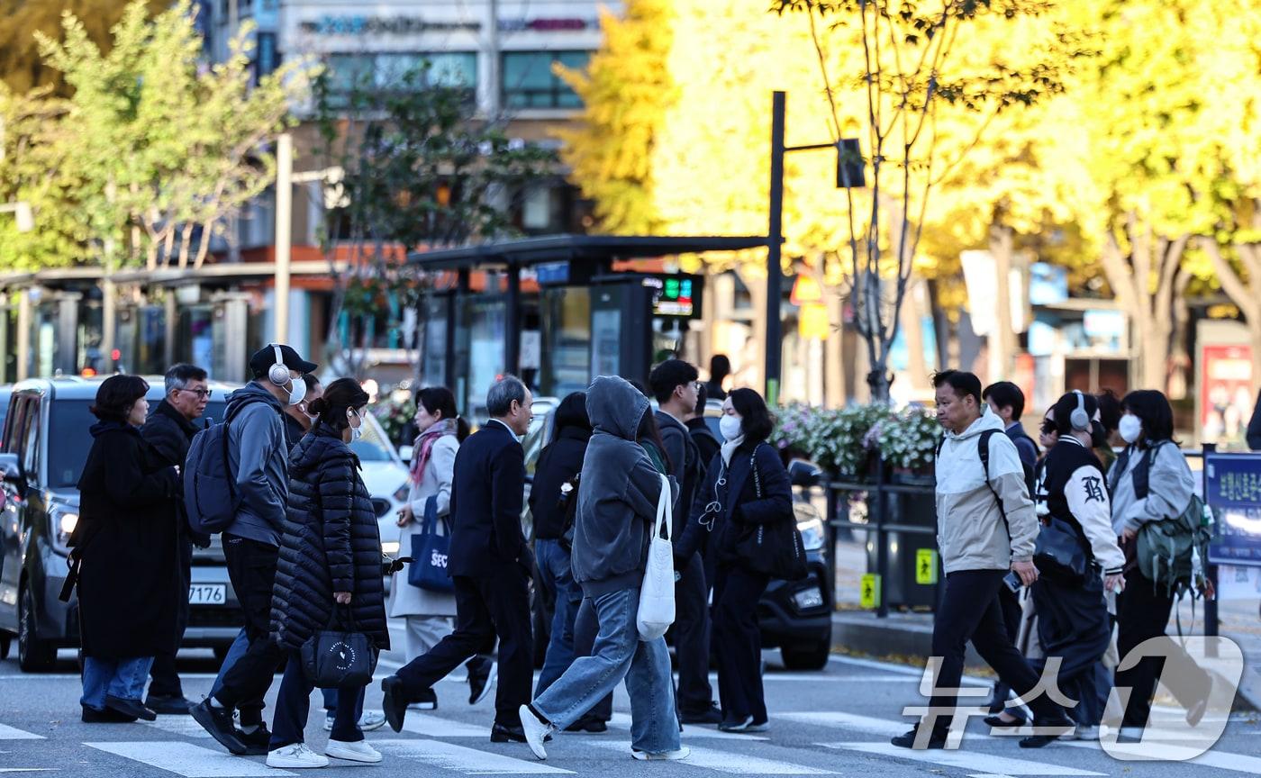 출근길 시민들.&#40;뉴스1 DB&#41;