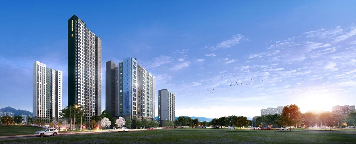 대우건설 마포 푸르지오 센트럴 로열 투시도.&#40;대우건설 제공&#41;뉴스1ⓒ news1