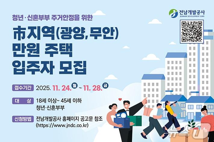 본문 이미지 - 市지역 만원주택 입주자 포스터.&#40;전남도 제공. 재판매 및 DB금지&#41;2025.11.10/뉴스1